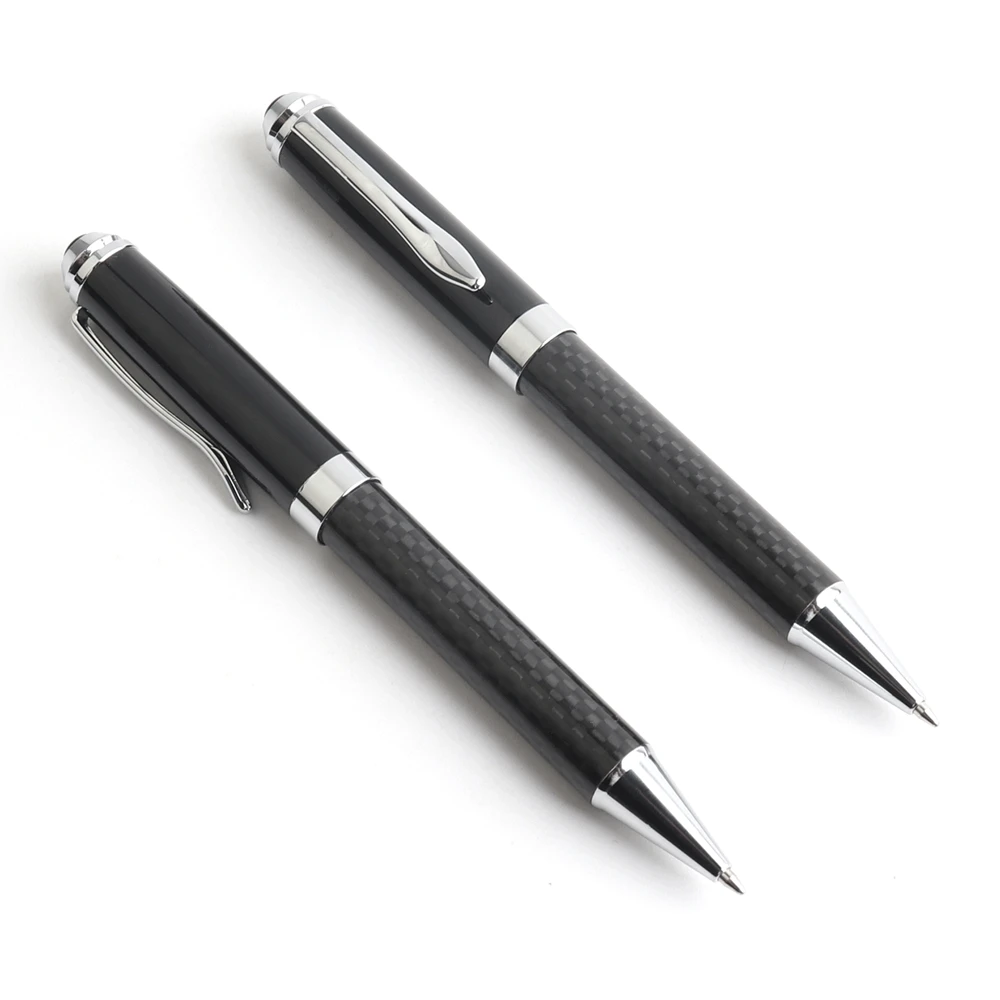 

1/6/Pcs/Set Genkky Office Ballpoint Pen The Carbon Fiber Material Ball Pens School Office Luxury Gift Ballpoint Pens Stationery
