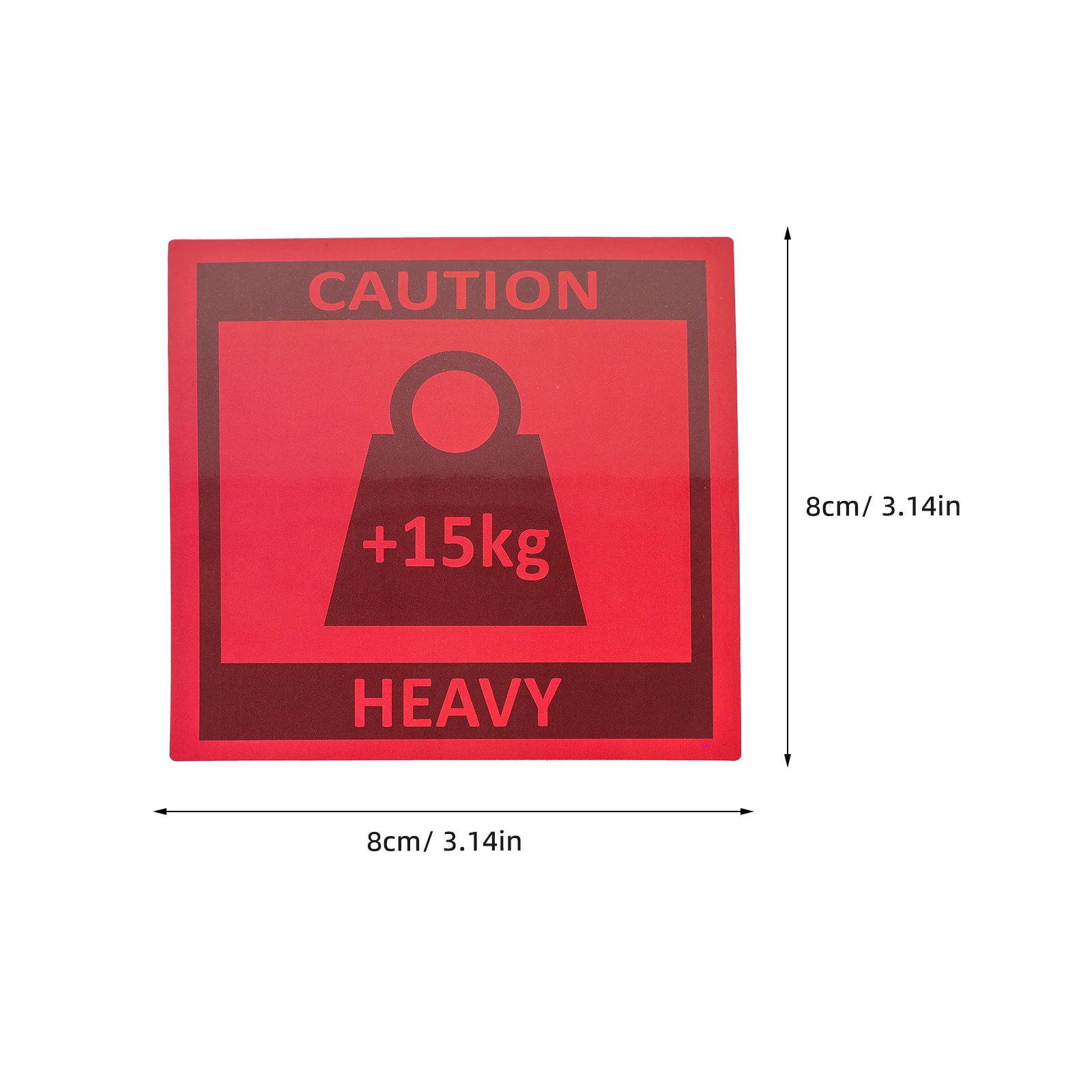 1pcs Heavy Warning Stickers Roll High Adhesive For Warehousing Moving Boxes Team Lift Label Stickers Heavy Package Shipping
