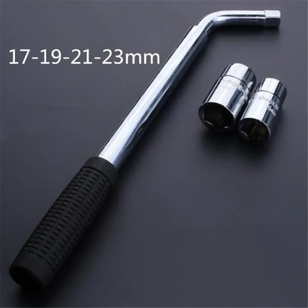 

17/19 21/23mm Vehicle Replace Parts Tool Wrench Telescoping Lug Spanner Lug Wheel Wrench with Sockets Wrench Car Repair Tools