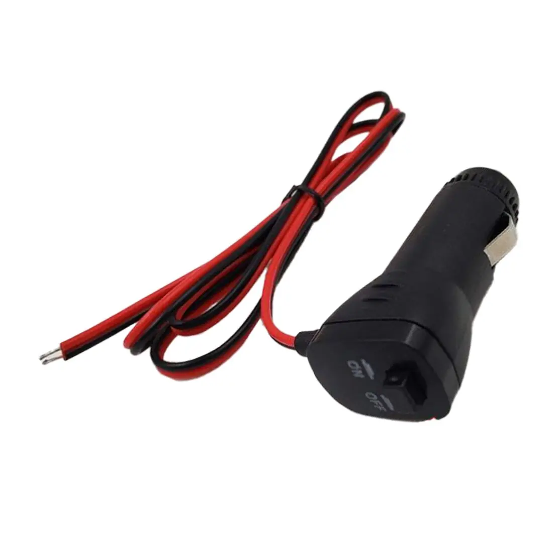 1.5m 12V 24V Cigarette Lighter Socket Adapter Plug Connector On Off Switch & Wire Cable for Car