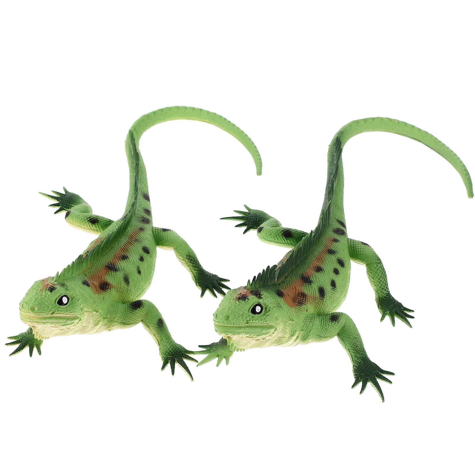 

Lizard Cake Topper Model Ornament Realistic Toy Animal Figure Water Table