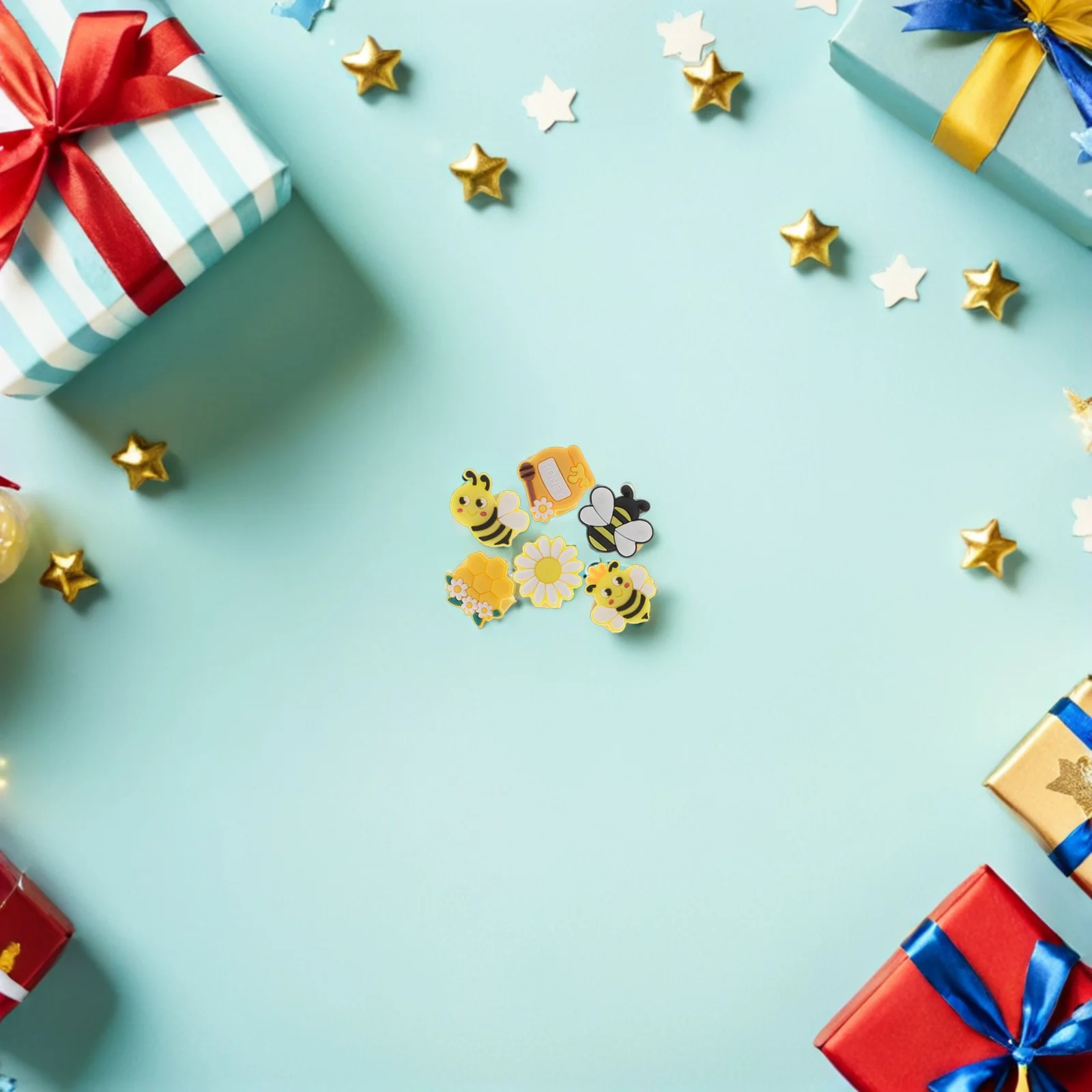 30 قطعة خواتم الفتيات الموضة الملونة البلاستيكية مجوهرات فستان الحفلات المفضلة جوائز الكرنفال جودي حقيبة الحشو #3