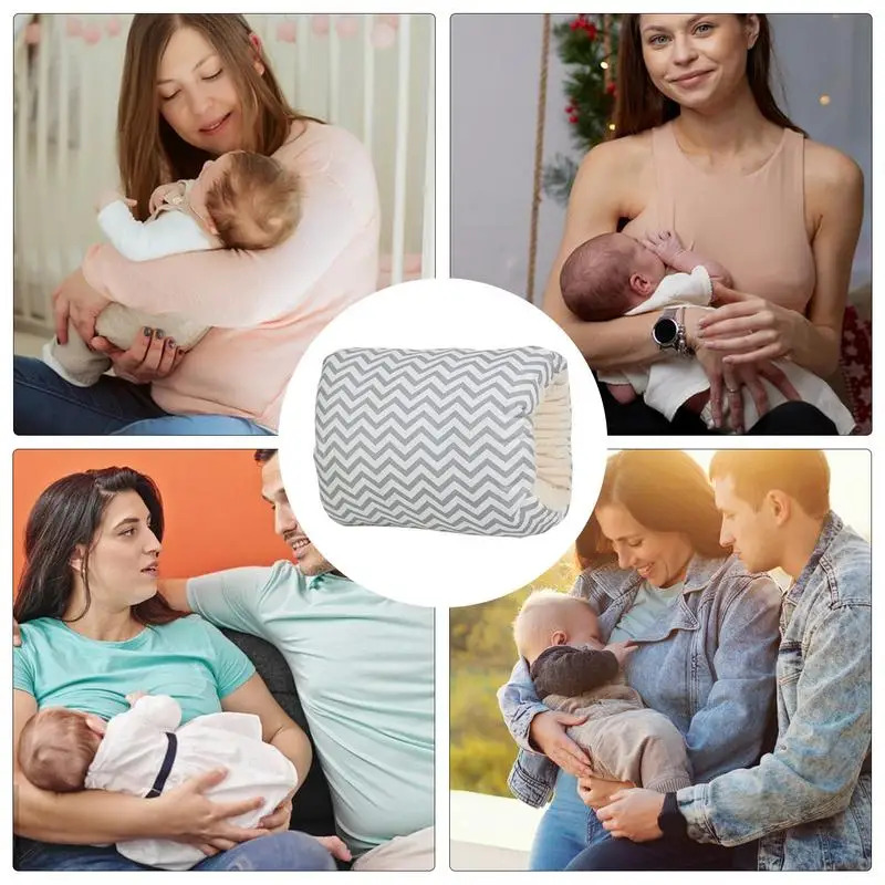 Oreiller de bras d'allaitement anti-crachat pour enfants, support de tête, berceau confortable, oreiller de bras, doux et lavable, trou de bras, voyage