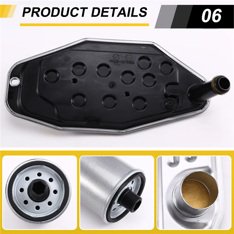 

Fit For Jeep Wrangler KJ Transmission Filter Kit 545RFE 68RFE 5015267AC 4800029AA