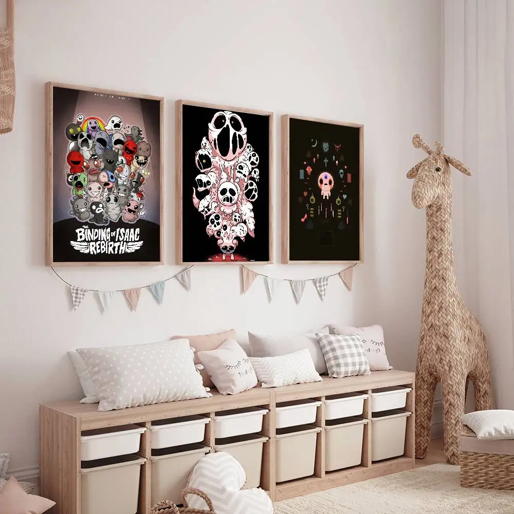 The Binding Of Isaac Poster HD Art Sticky Wall Waterproof Home Living Room Bedroom Bar Aesthetic Decoration