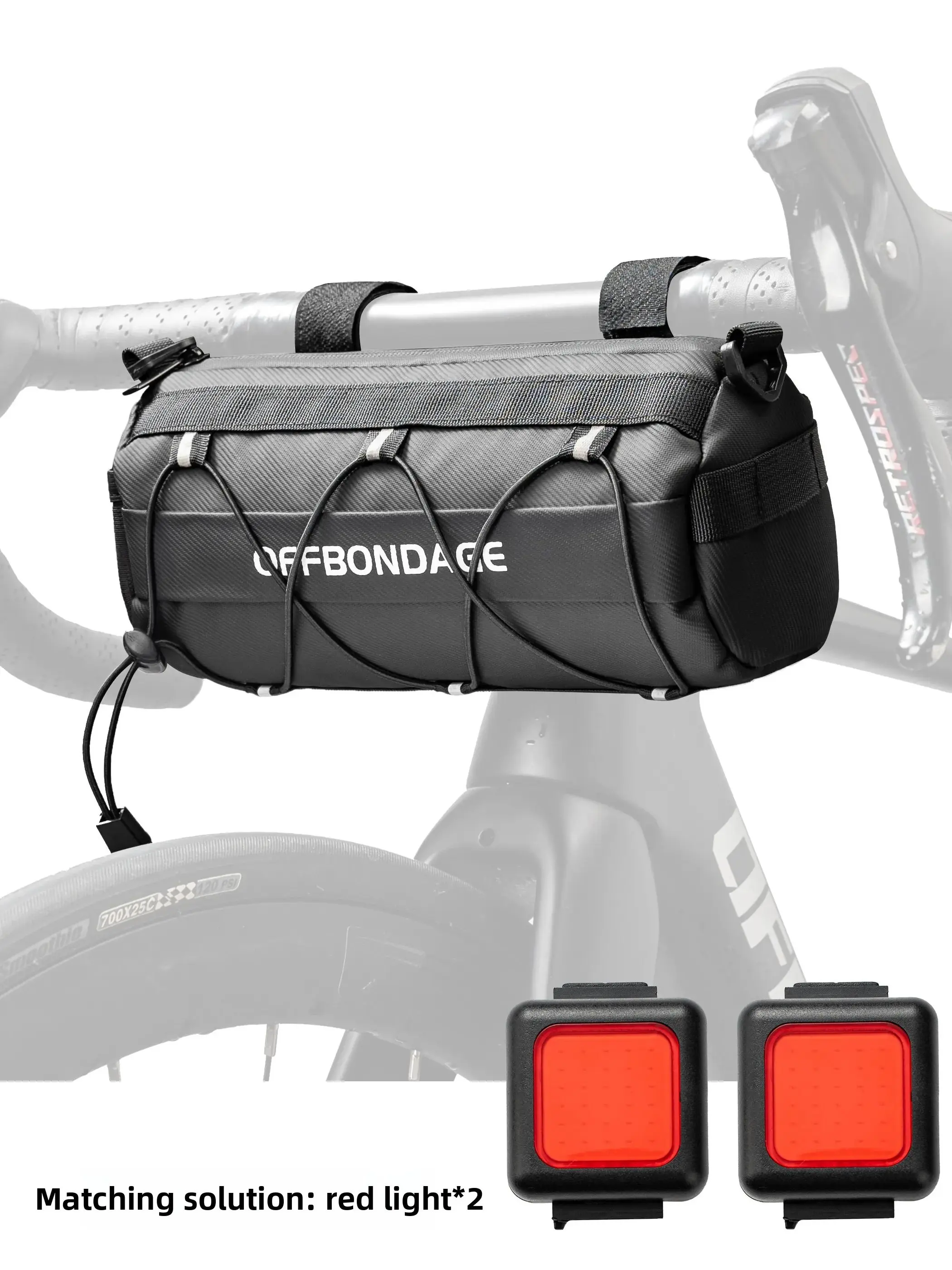 AliExpress OFFBONDAGE 2L Bicycle Handlebar Bag MTB Bike Front Bag Cycling Pannier Bag Shoulder Bag Multifunctional Portable Bike Accessorie