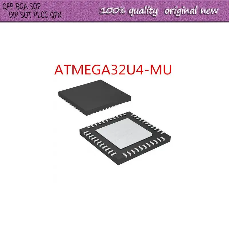 

NEW 2PCS/LOT ATMEGA32U4-MU ATMEGA32 ATMEGA32U4 MEGA32U4-MU MEGA32U4 VQFN-44