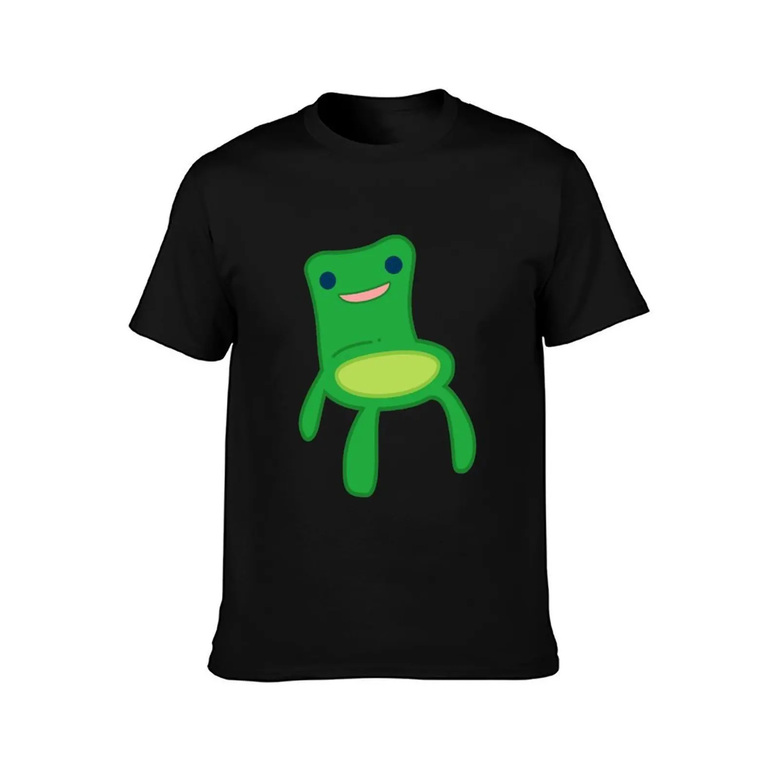 Cute Froggy Chair T-Shirt Abstract Pattern Print Top T-Shirt