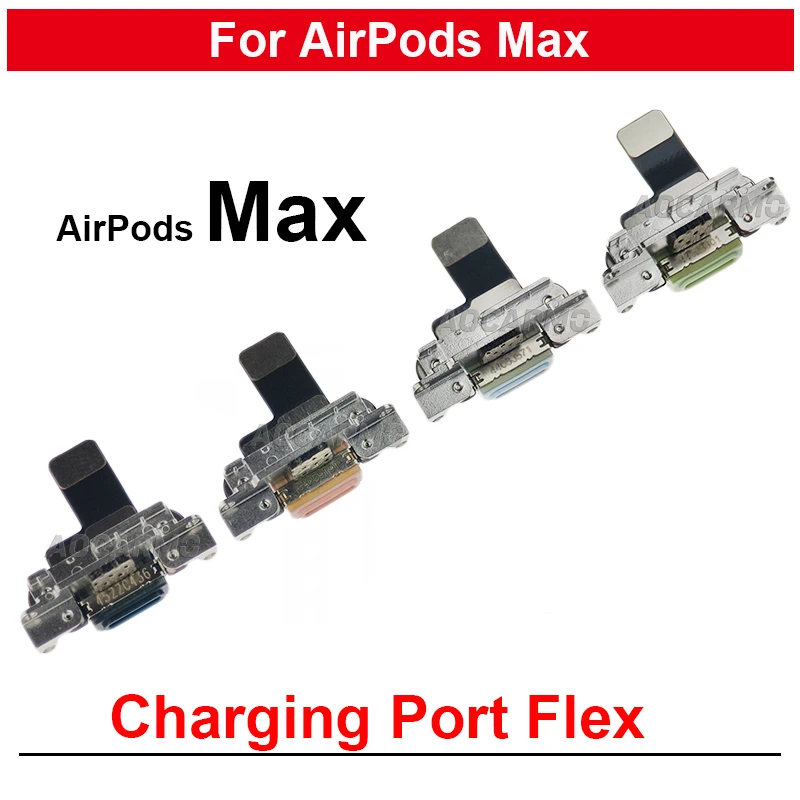 1Pcs For AirPods Max Earphone Charger Charging Port Dock Connector Flex Cable Replacement Repair Parts