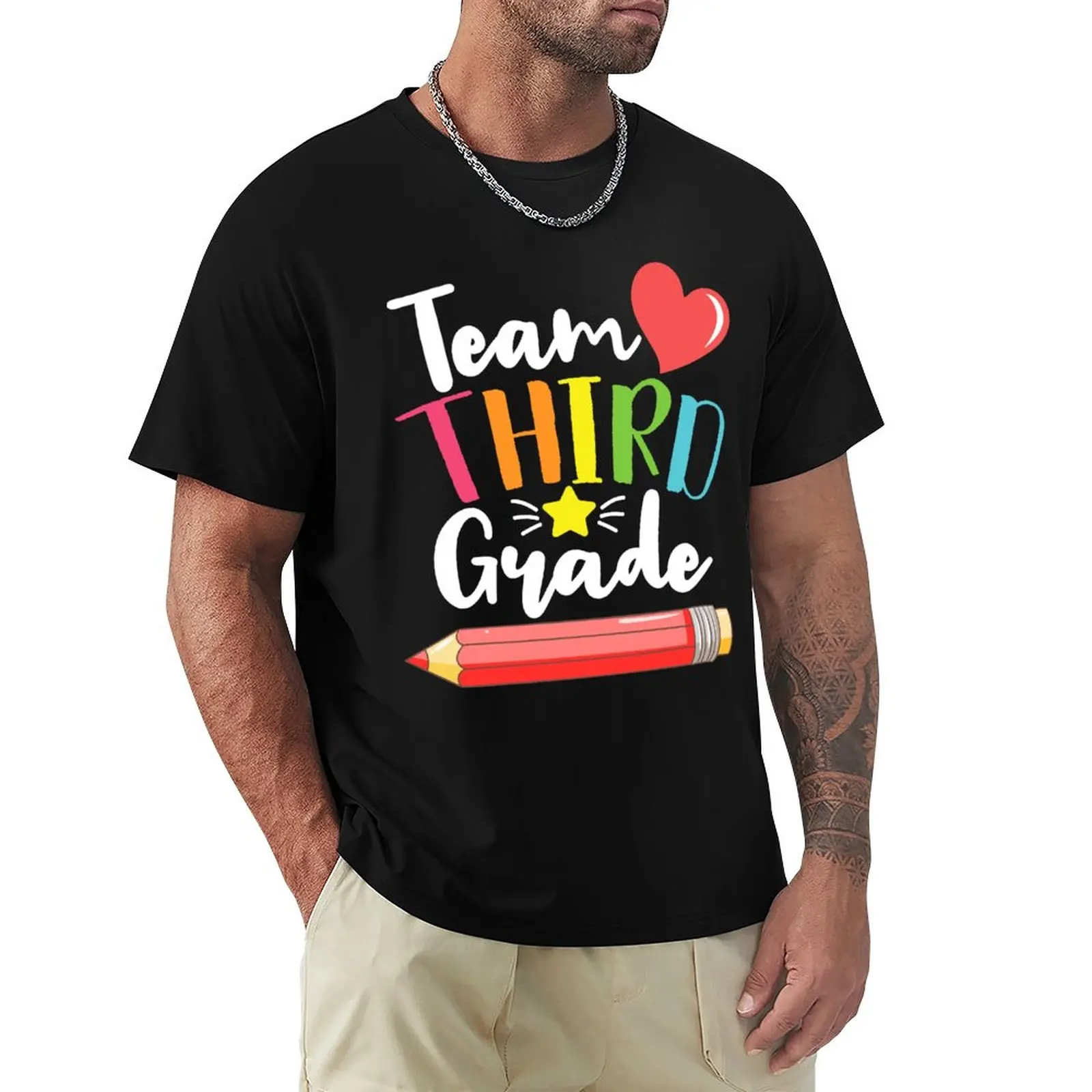 

Team Third Grade Cute Back To School or First Day Of School Gift For First-Grade Teachers and Students T-Shirt