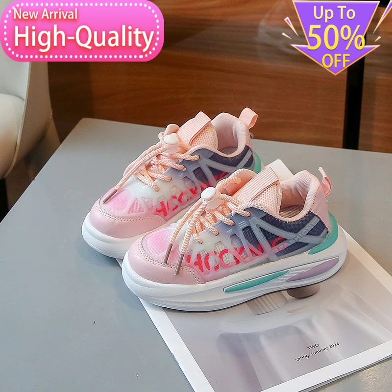 

Hot Selling Spring Trendy Childrens Sports Shoes Outdoor Shock-absorbing Campus Running Shoes Versatile Daily Casual Shoes