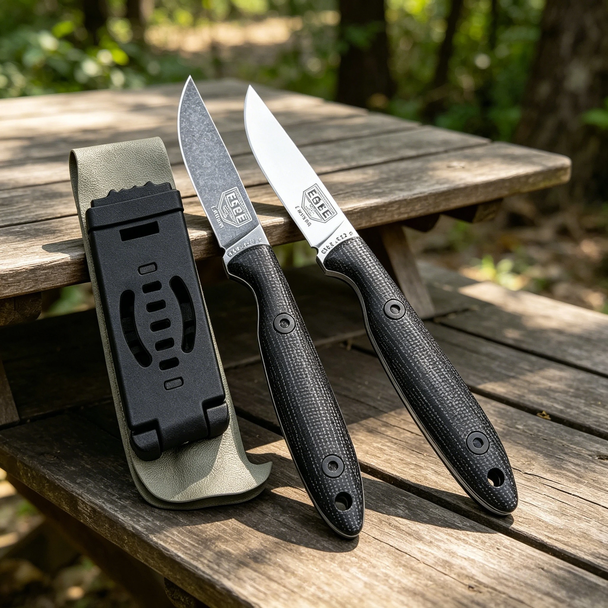 

Fixed Knife for Outdoor Camping 7Cr13MoV Blade Micarta Grip Includes Sheath Great for Fishing and Hiking Trips EDC Tool