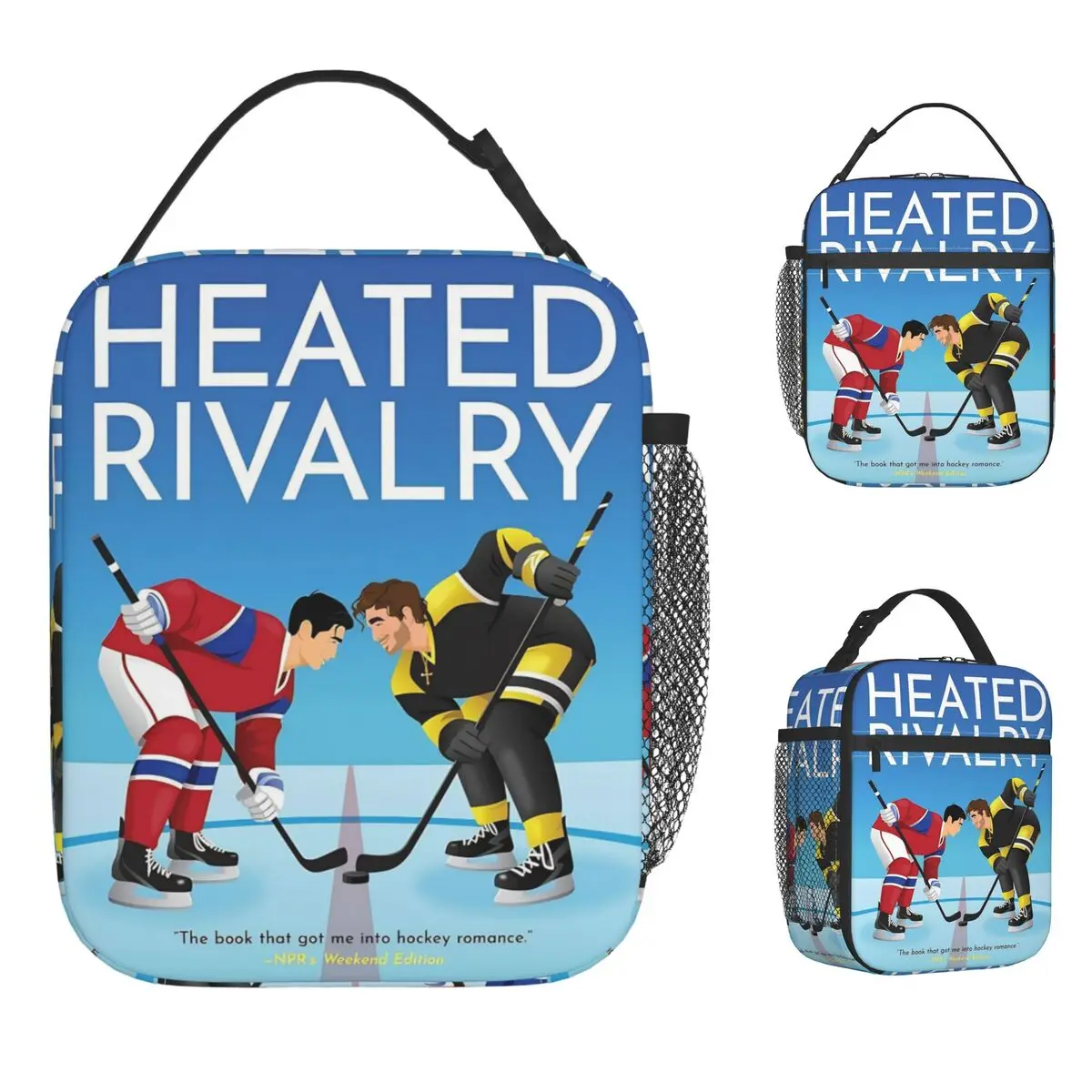 

Изолированная сумка для обеда с подогревом Rivalry Shane Hollander Ilya Rozanov для офиса Hudson Williams и контейнера для еды Connor Storrie