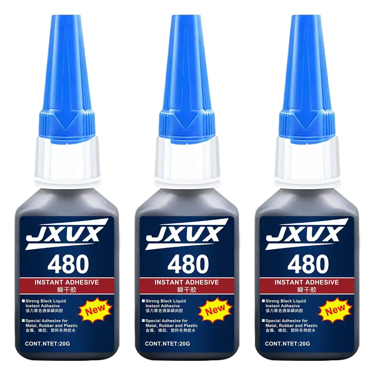 480 Super Glue Black, Quick-Bonding Adhesive for Leather Rubber Wood Metal Strong Liquid Glue, Emergency Repair Adhesive, Non-Corrosive Instant Bond Leather Adhesive, Strong Rubber Glue