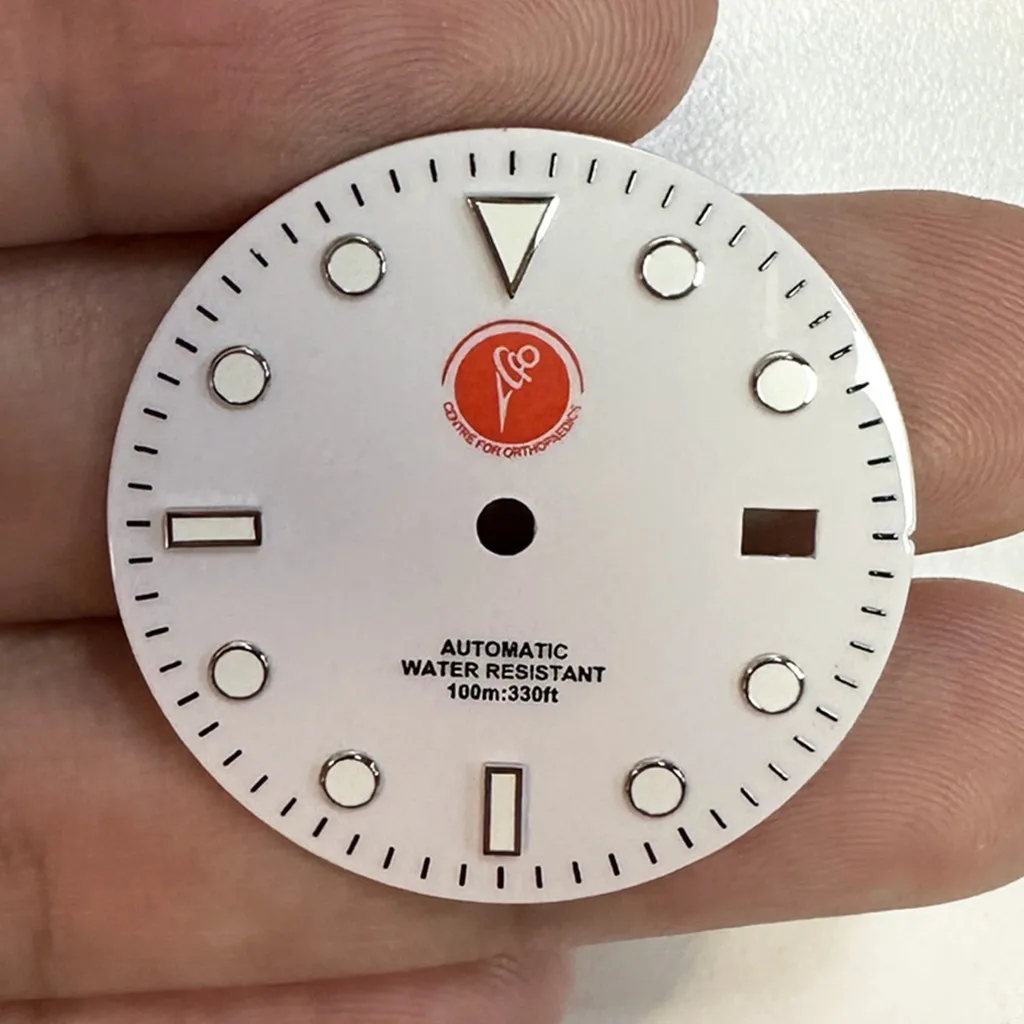 Goutent 28.5/29/30.5/31mm Laser Print Custom Name/Logo Watch Dial Diy Dial Fit NH35 NH36 Automatic Movement Personalization