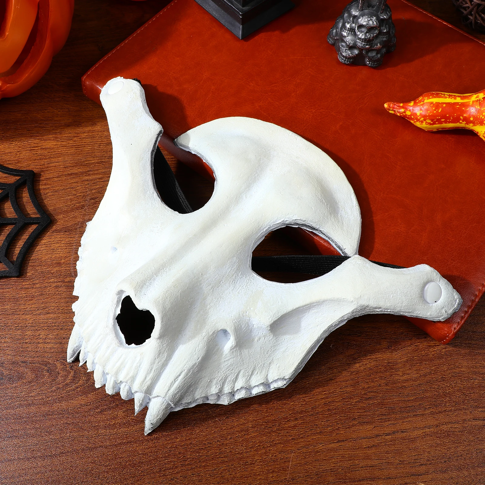 

Sheep Skull Mask Beige Halloween Costume Party Scary Decorations Horror Masks Festivals Cosplay Dance Show Accessories