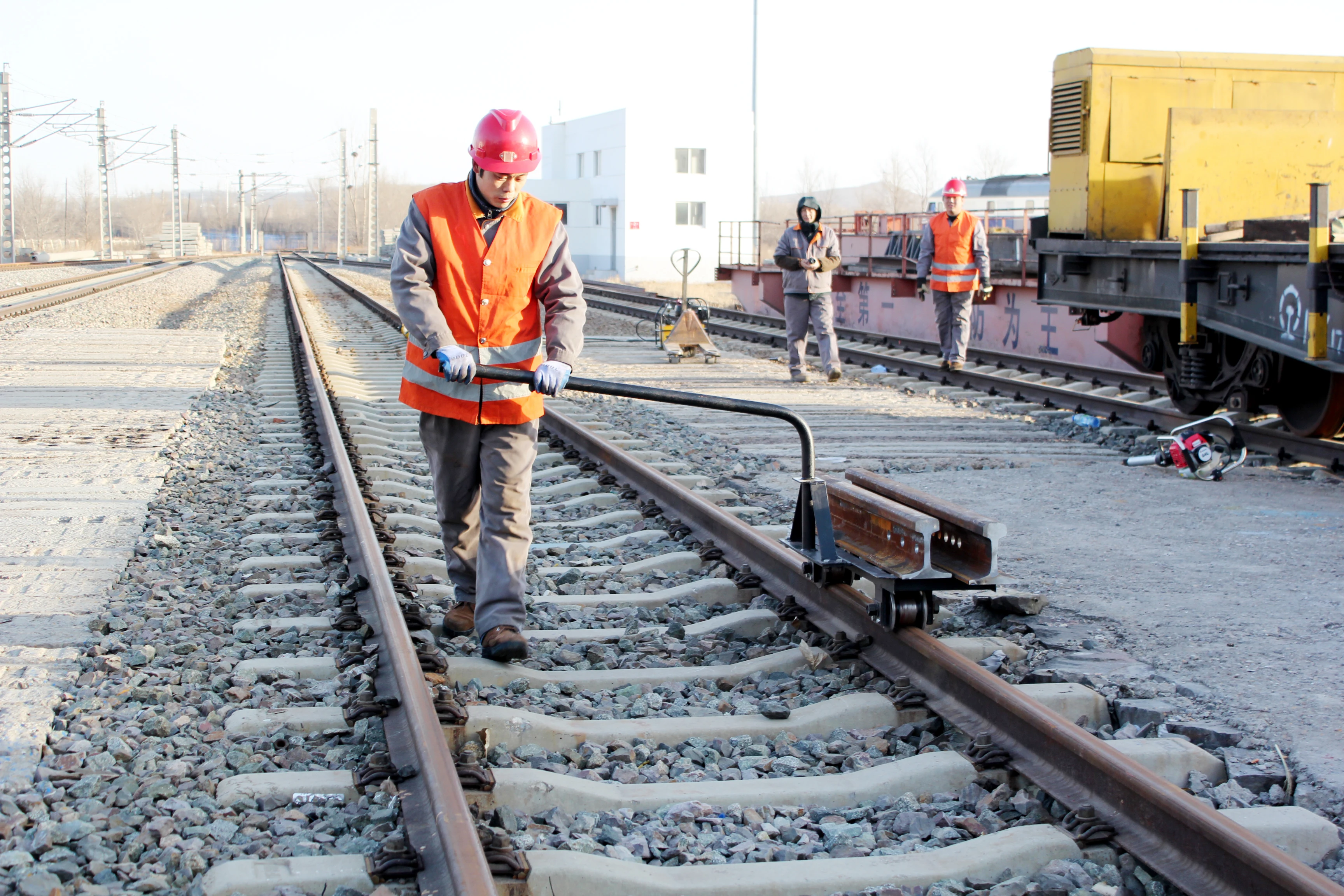 Flexible Reliable High Quality Rail Trolley Transport Tools Used In Railway Track Monorail Carrier