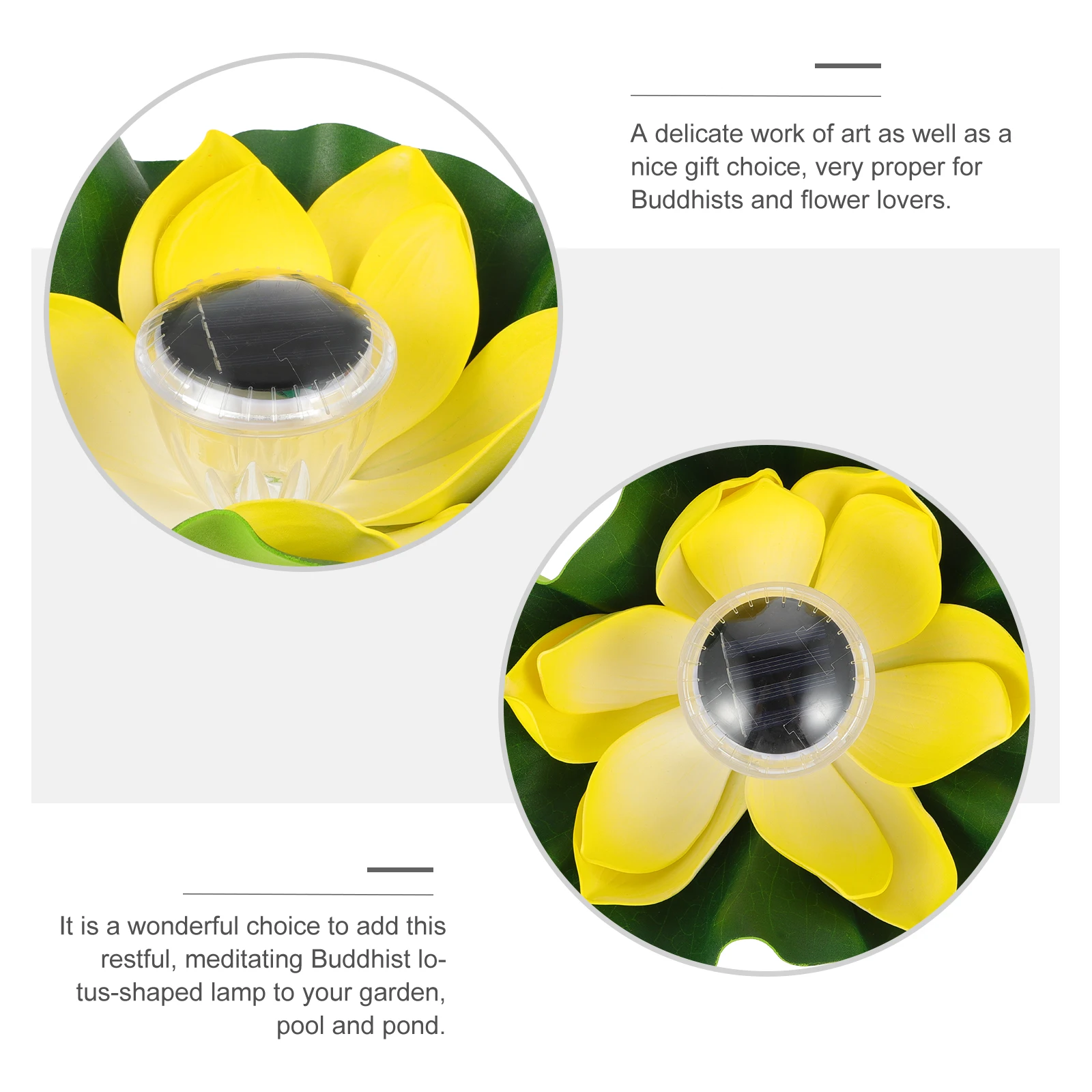 

Lotus Solar Pool Flowers PC Garden Decorative