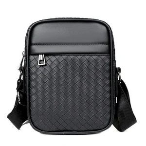 Leather shoulder bag for men, casual crossbody bag, luxury pockets Kurt Geiger 6 Main Sales Kurt Geiger Bolsa - №6