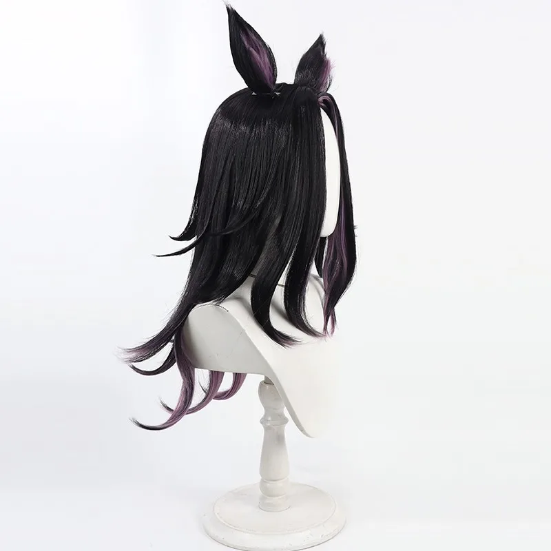 Game Pretty Derby Fenomeno Cosplay Wig Fenoomeno Cosplay Wig blackpurple Hair For Hallowmas Party Adult Women Men