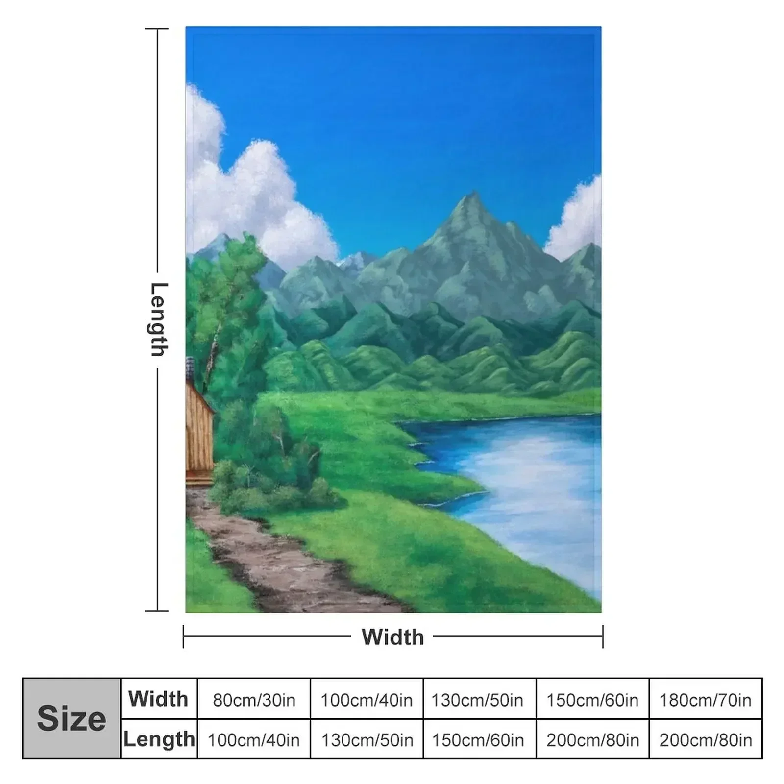 Cabin by the Lake Throw Blanket heavy to sleep anime Sofa Luxury Throw Cute Plaid Furrys Blankets