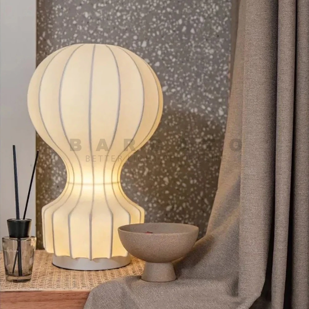 Denmark Designer Zijden Vloerlamp Voor Slaapkamer Bar Woonkamer Studie Bureaulamp Decor Indoor Hot Ballon Sfeer E27 Tafellampen