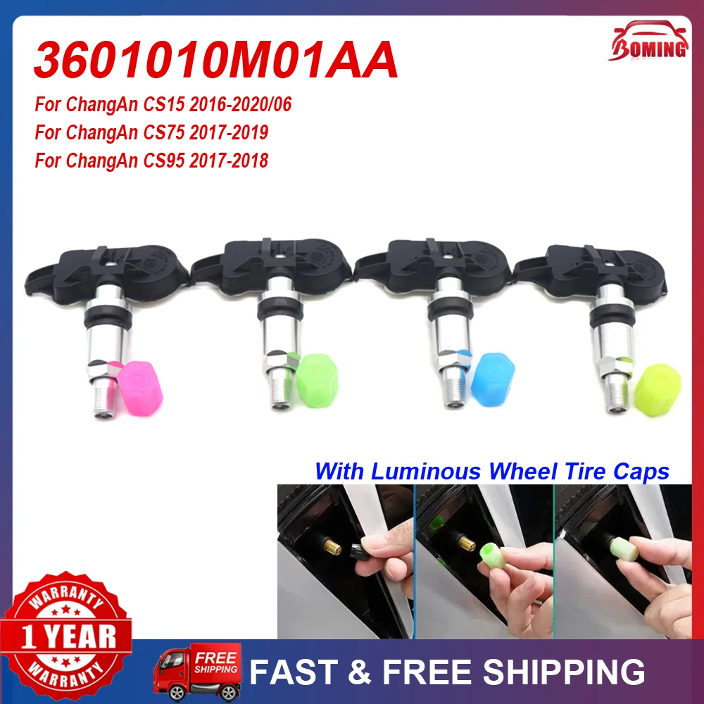 

Датчик давления в автомобильных шинах TPMS 3601010M01AA 433 МГц для Chang An CS95 CS75 CS15 EADO XT EADO DT 2017-2021 360101-0M01AA