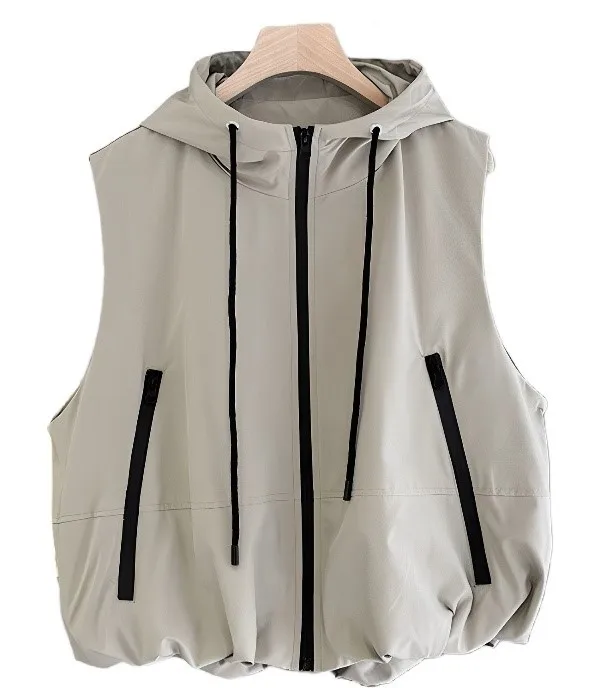 

Vests Waistcoats Thin Womens Duck Spring Cotton-Padded Seamless Buttoned Layering Minimalism Pure Classic Urban Lined OL