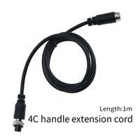 QUECOO 4-core super soft anti-high temperature anti-freeze handle extension cable for T12 Handle 956/952/942 Soldering station