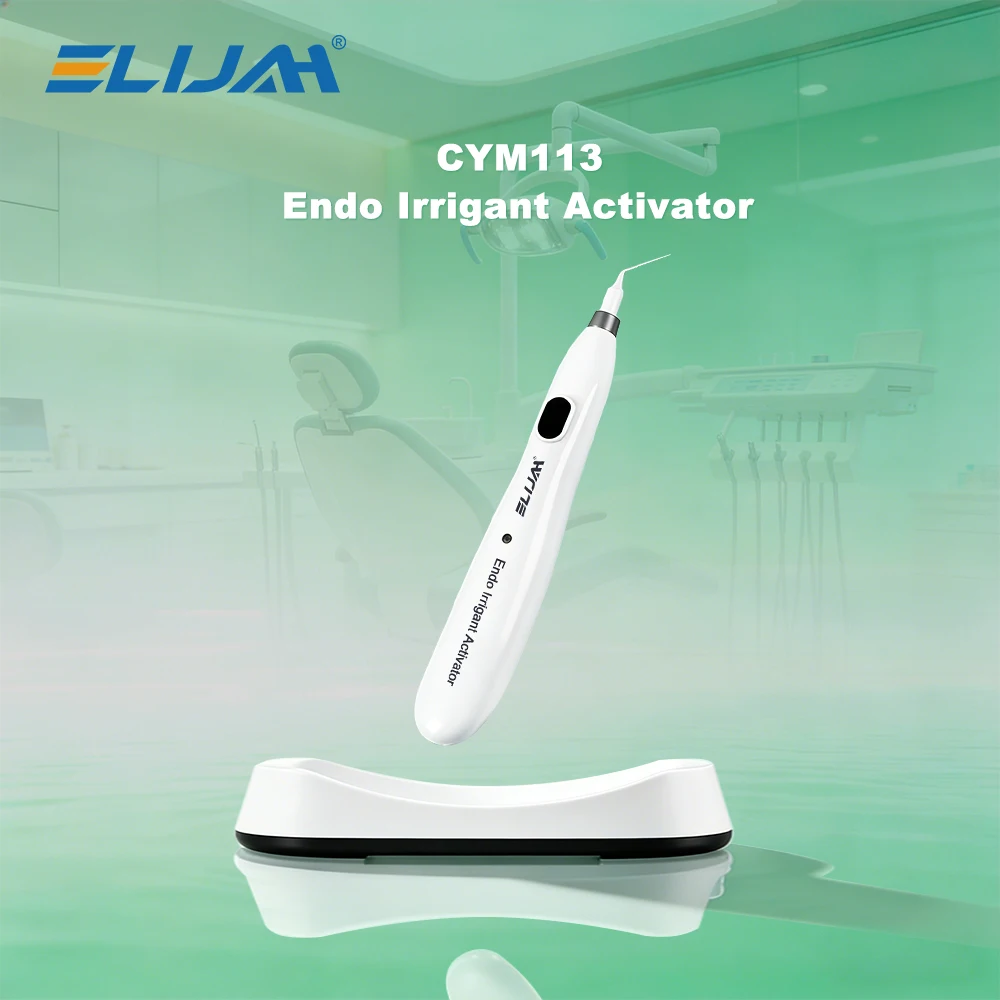 ELIJAH Wireless Dental Endo Activator Sonic for Root Canal Cleaning Stain Removal Irrigator with 20 Tips Dental Endodontic Tools