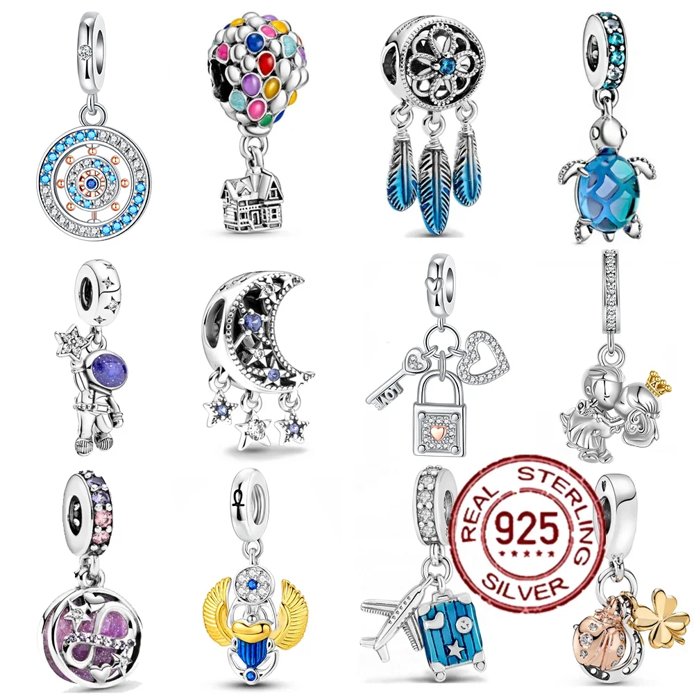 

Classic Series Cartoon Charms Fit Original Pandora Bracelet New 925 Sterling Silver Charm Bead Necklace DIY Women Jewelry