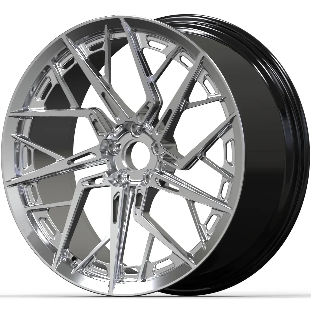 16-26 Inch High-gloss Silver Custom Forged Aluminum Alloy Passenger Car Wheel Rims Wholesale For Audi