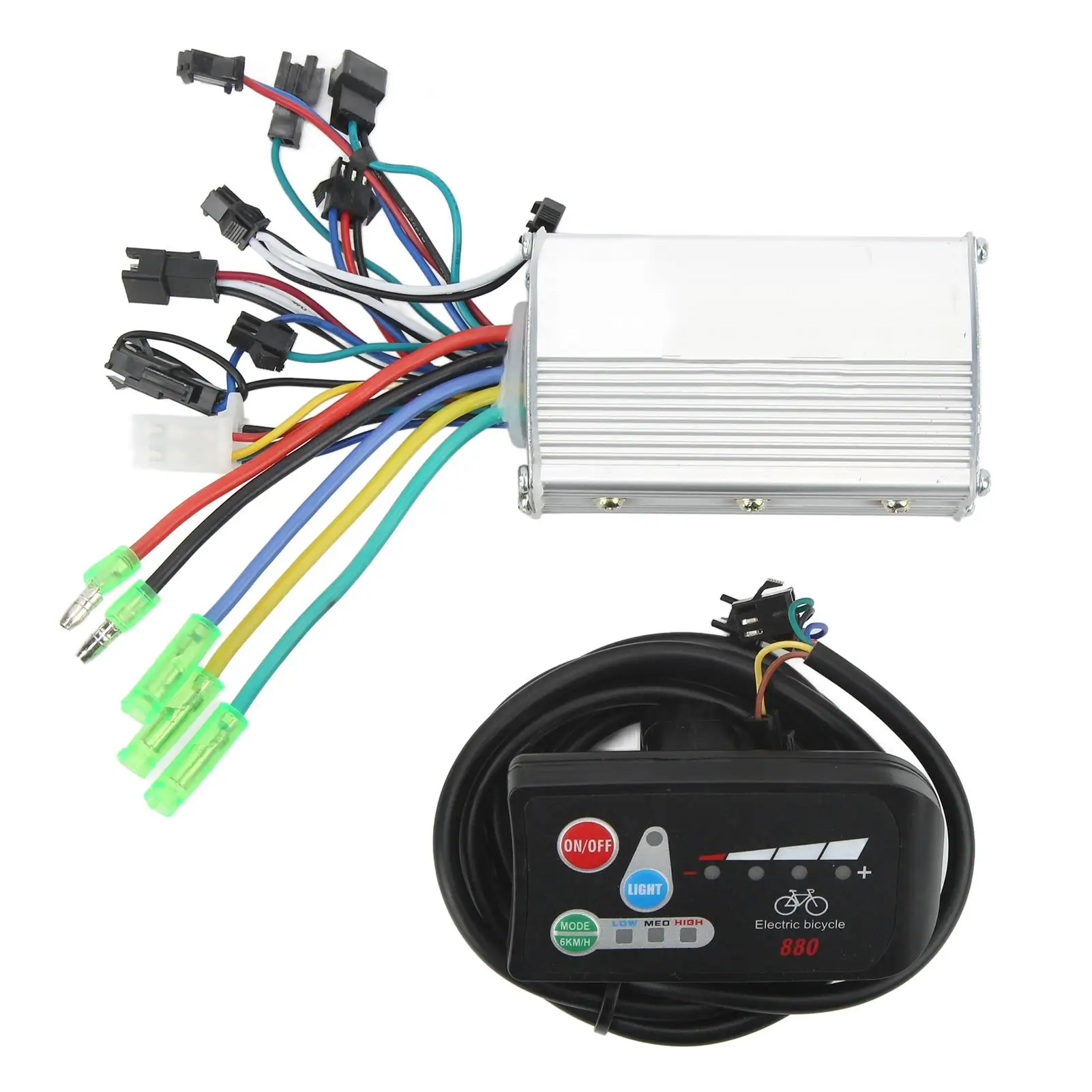 

Electric Bike Controller Panel Set - Efficient Heat Dissipation Brushless Controller Kit for E-Scooters