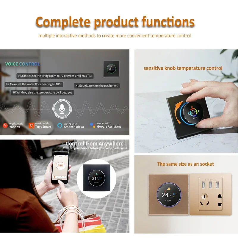Termostato de perilla Tuya en - Tuya Smart reseña y precio