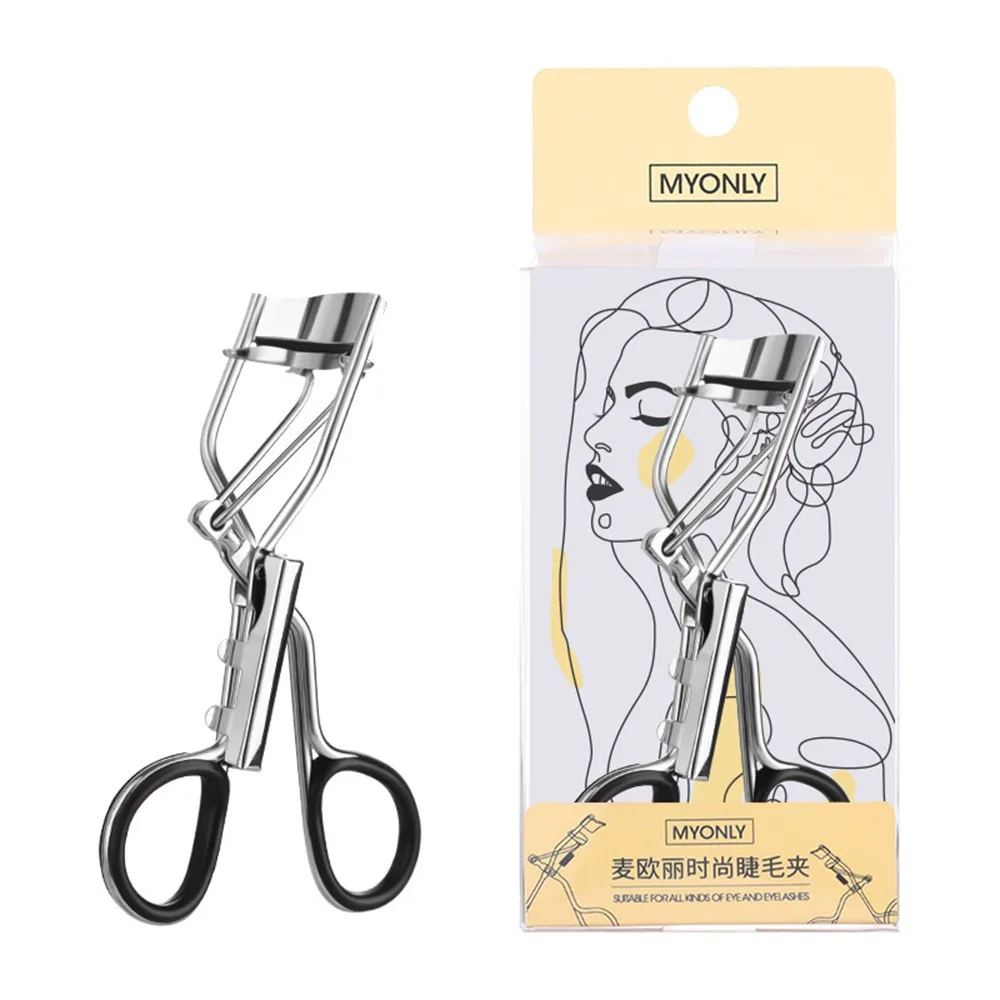 1PC Lady piegaciglia professionale con pettine pinzette da donna Curling Clip per ciglia strumento cosmetico per la bellezza degli occhi bigodino Maquillaje