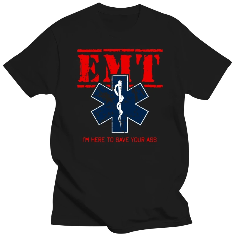 2019 Summer Emt T-Shirt Paramedic Emergency Technician Ambulance Medical Services Humor Tee Tees