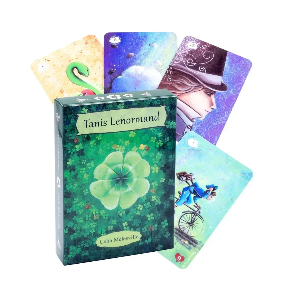 1 stks Tanis Lenormand Door Celia Melesville Tarot Oracle Kaarten Games Familie Party Bordspel Waarzeggerij Fate Kaarten