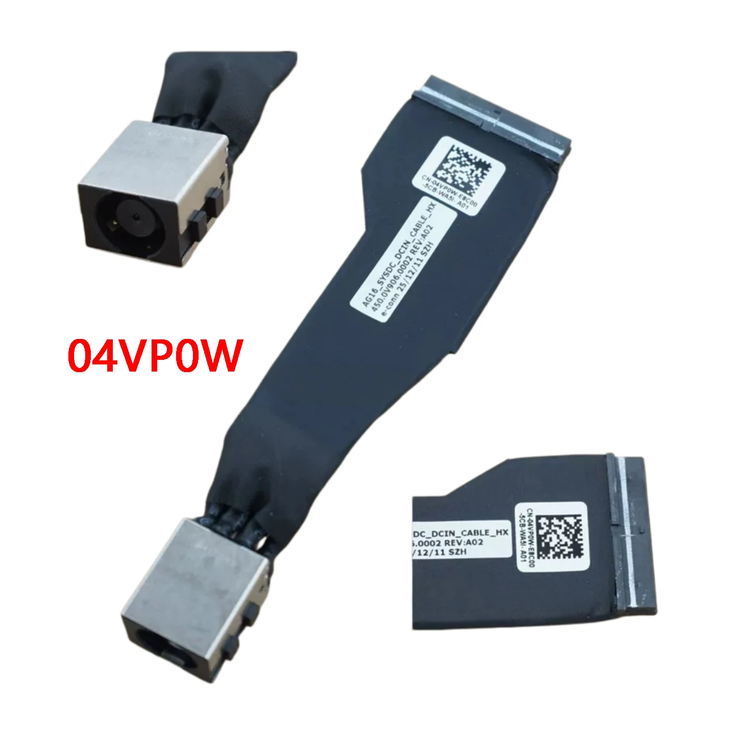 New Genuine Laptop DC Power Jack for DELL Aurora AC16251 P139F002 04VP0W