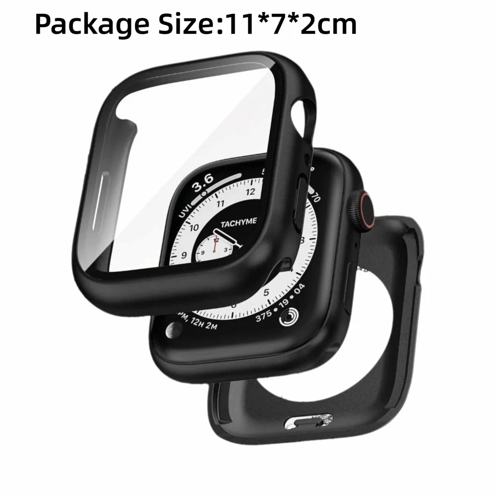 حافظة ساعة أبل بتصميم مقاوم للماء تغطية كاملة واقي شاشة حماية ممتص للصدمات لساعة أبل 4/5/6/7/8/9SE/SE3 #6