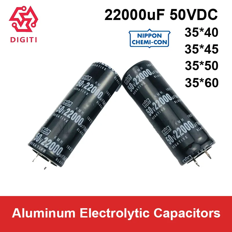

Aluminum electrolytic capacitor Snap-in capacitor 50v22000uf 50v 22000uf NCC NIPPON CHEMI-CON 35X40 35X45 35X50 35X60