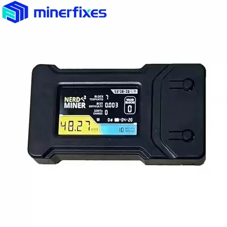 Nerdminer V2 78K T-Display Hashrate 78K/S التوصيل والتشغيل BTC BTH Crypto Solo Miner آلة تعدين البيتكوين بلاستيك أسود.. #2