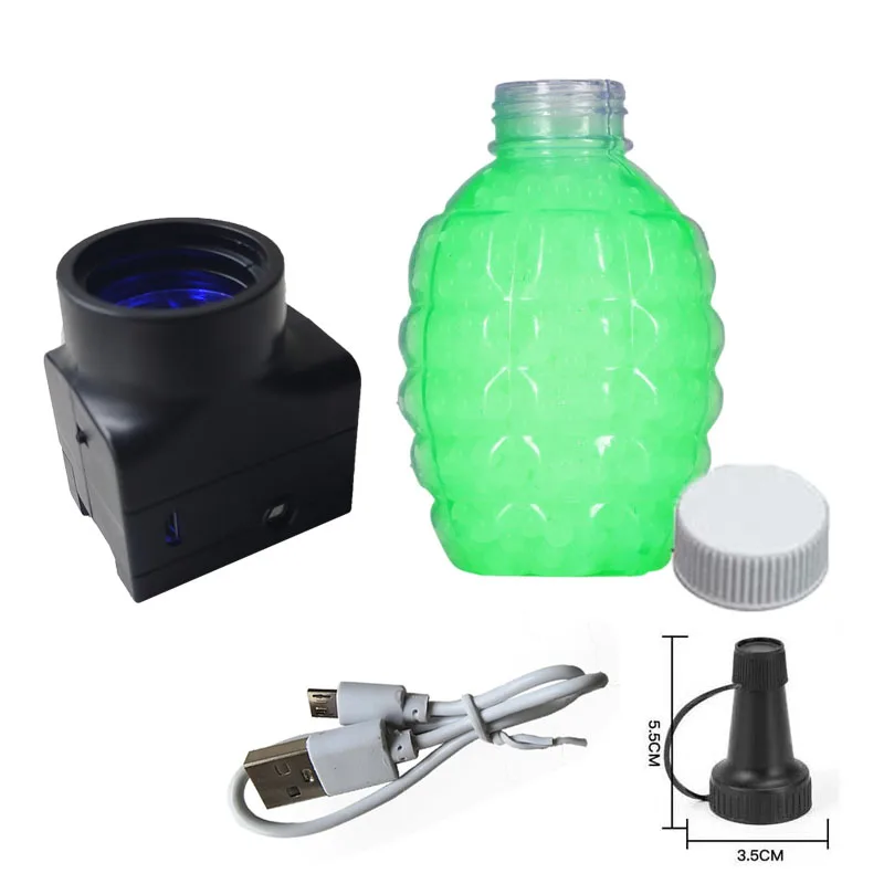 อุปกรณ์เสริมปืนเจลลูกบอลแอคทิเอเตอร์อุปกรณ์เสริมปืนเจลเรืองแสงในที่มืดกระสุนปืนยิงลูกน้ำเข้ากันได้กับปืนออเบซและปืนสาดน้ำ