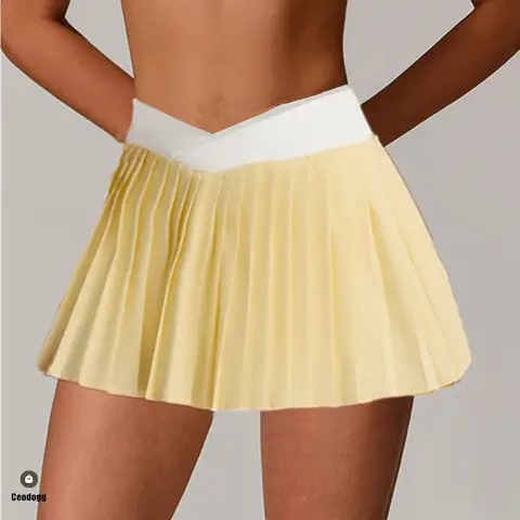 여성용 하이 웨이스트 일루젼 안티 반바지 스커트 속건성 통기성 안티 마찰 주름 스커트 러닝 체육관 테니스 XP03 여성용 하이 웨이스트 일루젼 안티 반바지 스커트 속건성 통기성 안티 마찰 주름 스커트 러닝 체육관 테니스 XP03