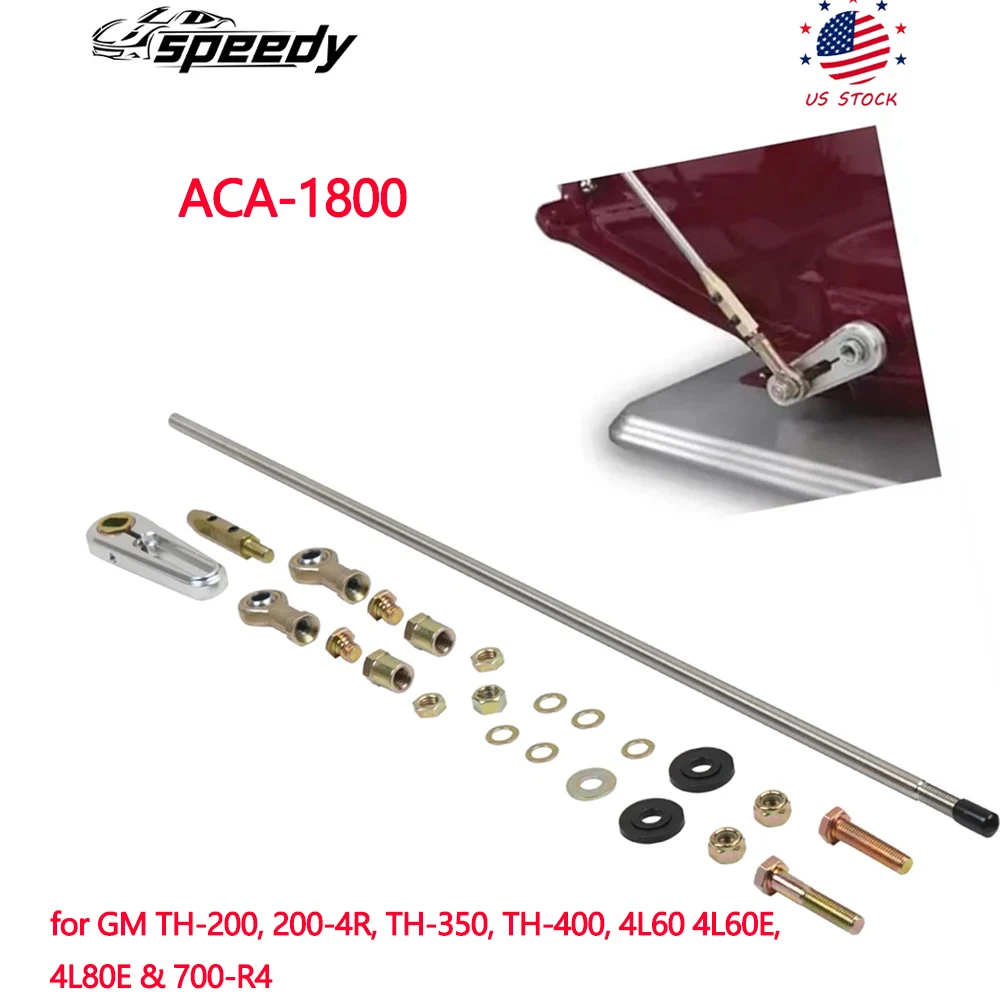 

1SET ACA-1800 Adjustable Column Shift Linkage Kit for GM TH-200, 200-4R, TH-350, TH-400, 4L60 4L60E, 4L80E & 700-R4 Transmission