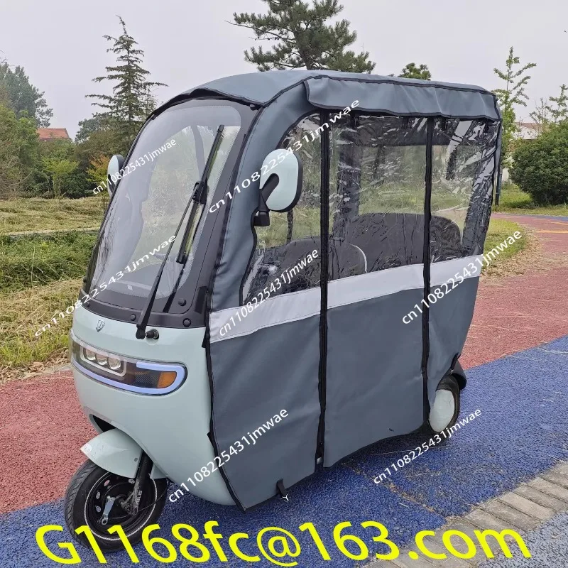 P30 Electric Tricycle Rain Curtain Shed Windproof Thickened All-in-one Shed Car Curtain Shed Canopy
