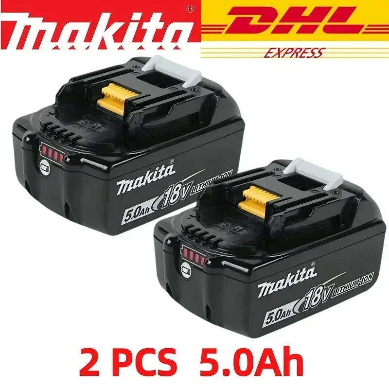 100% originele Makita 18V 6.0Ah Oplaadbare Batterij, Voor Makita BL1830 BL1830B BL1840 BL1840B BL1850 BL1850B Elektrisch Gereedschap Batterij