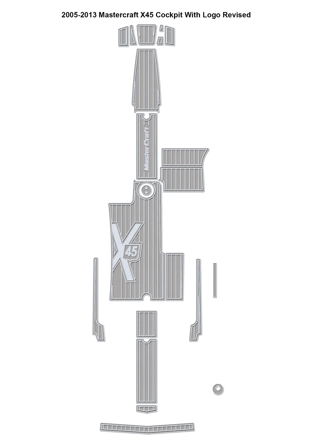 

2005-2013 Mastercraft X45 Коврик для кабины Лодка Пена EVA Искусственный тиковый коврик для пола SeaDek MarineMat Gatorstep Стиль Самоклеящийся MKV6