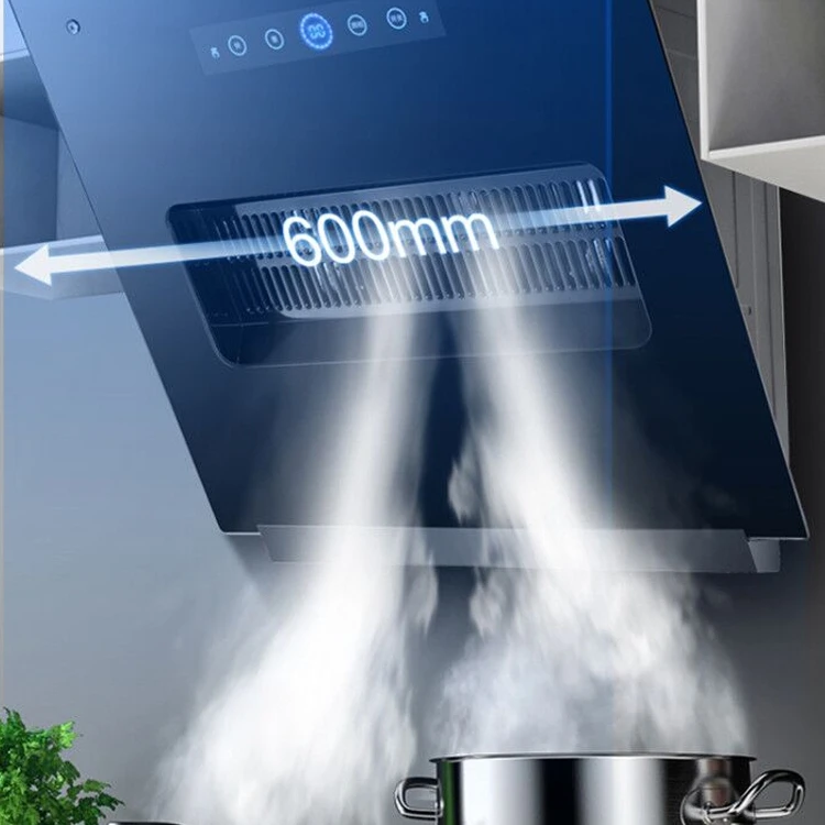 

High Quality Low Price Cooker Hood Rang Cabinet Range Hood Filter Mesh Copper Led Lighting Kitchen Range Hood