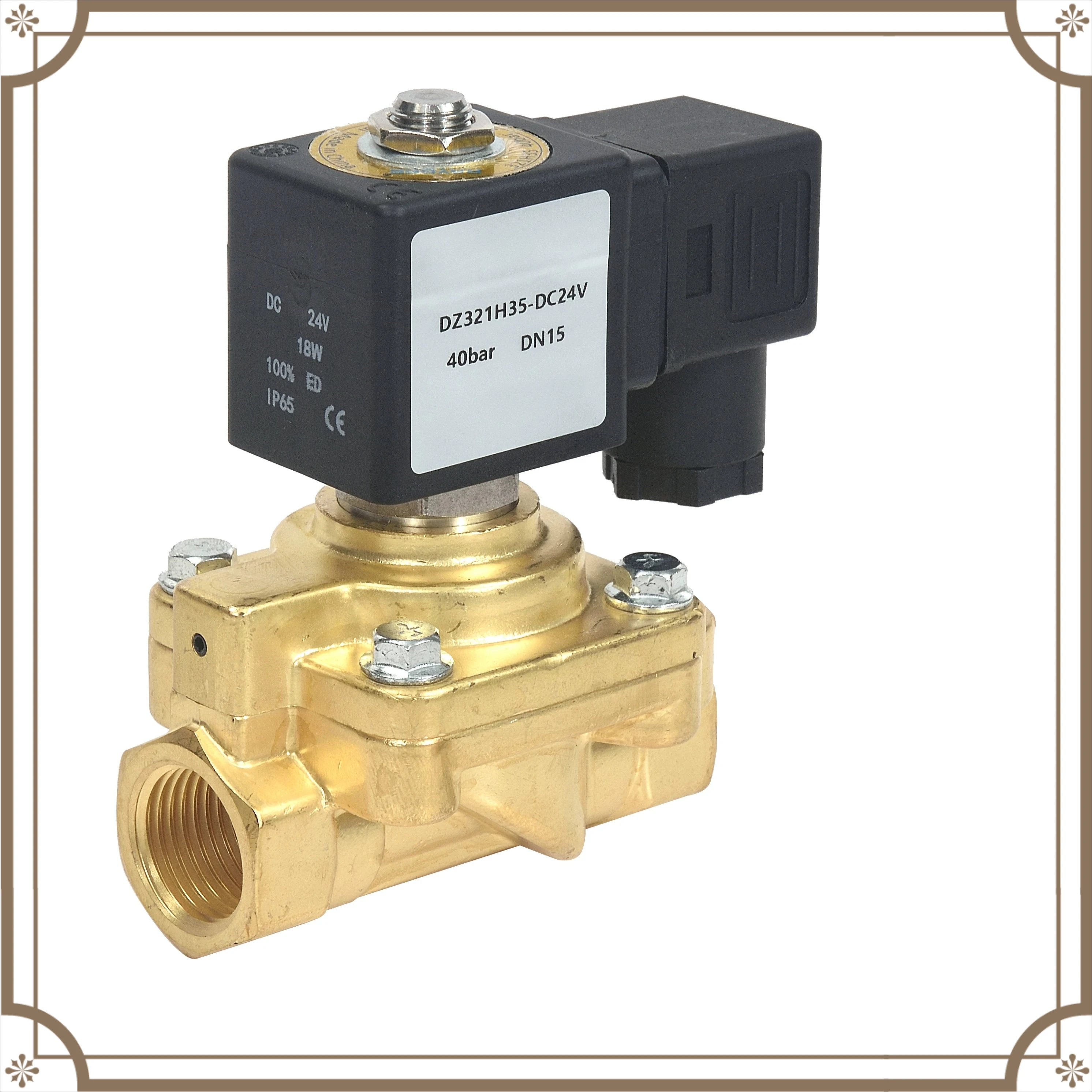 Normally Closed Solenoid Valve Pilot Diaphragm Type For Automation Process Control Water Gas Oil Pipeline Flow Control
