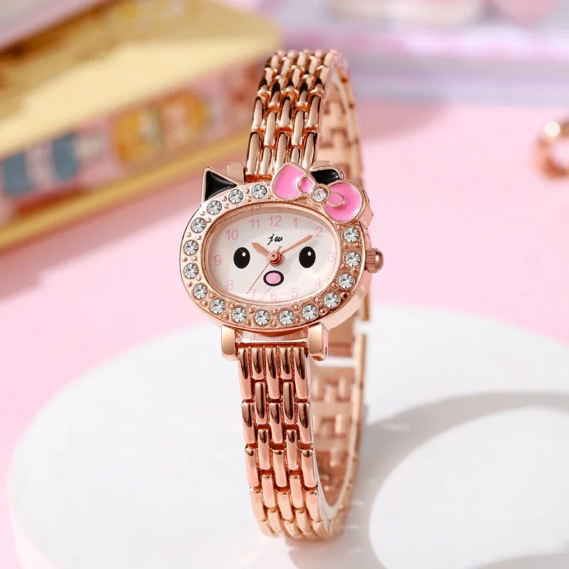 Cute Cartoon Student Children Women's Watch Good-looking Bracelet Watch-Border Delivery